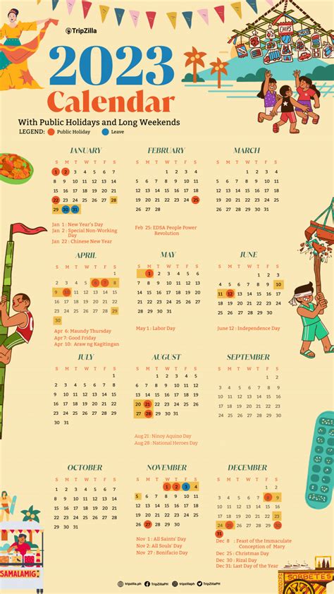 10 Long Weekends In The Philippines In 2023 Calendar And Cheat Sheet