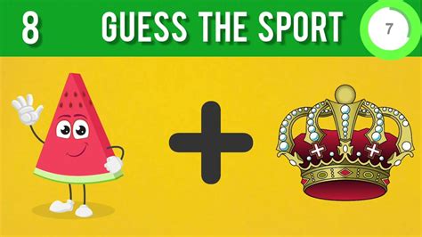 Sports Quiz Guess Sport From Emoji Sports Puzzle YouTube