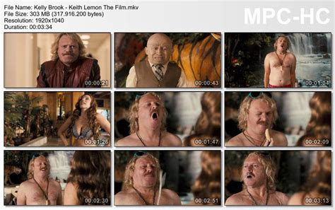 Naked Kelly Brook In Keith Lemon The Film