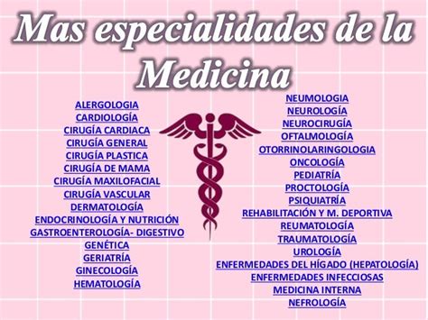 Especialidades Medicina