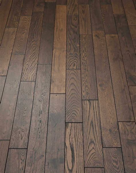 Espresso Oak Brushed And Lacquered Solid Wood Flooring Direct Wood Flooring