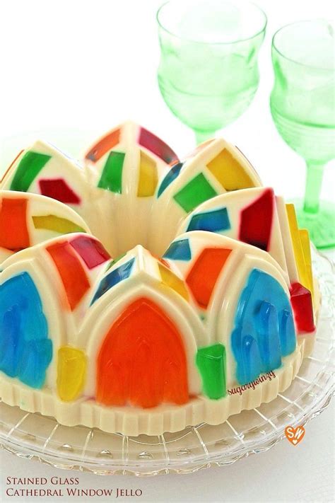 Colorful Stained Glass Cathedral Window Jello Stained Glass Cathedral