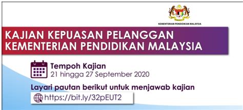 Due to the increasingly high demand for students the information below outlines how students may be enrolled in the available slots to ensure a strong and vibrant program that meets the needs of our. Kajian Kepuasan Pelanggan Kementerian Pendidikan Malaysia ...