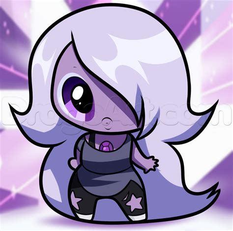 How To Draw Chibi Amethyst From Steven Universe Step By