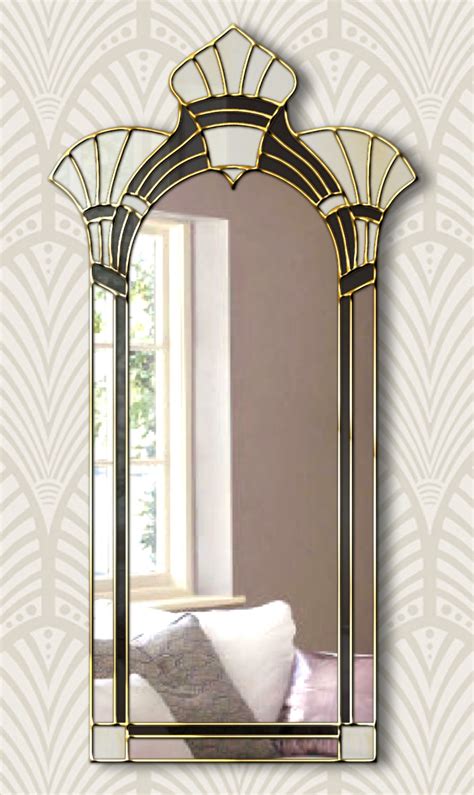 Teracotta Black Bespoke Mirrors Art Deco Mirrors Custom Made Mirrors