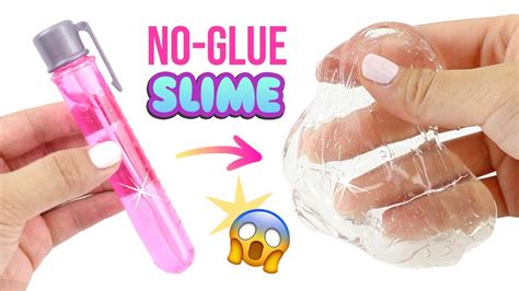 Diy No Glue And No Face Mask Slime How To Make Slime Using Bubble Solution Youtube