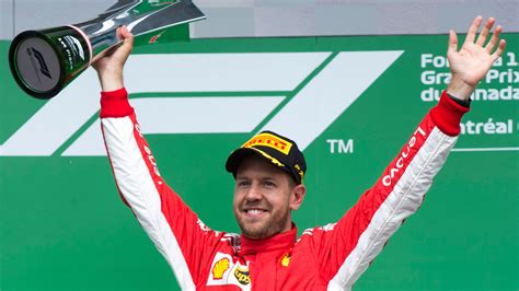 Sebastian Vettel Wins Canadian Grand Prix Careers 50th Win 3rd In 2018