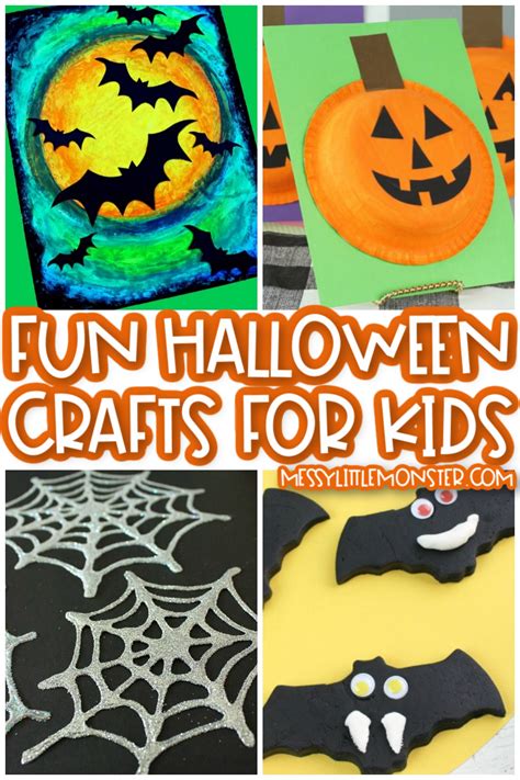 25 Spooky Halloween Crafts For Kids But Not Too Spooky Artesanato