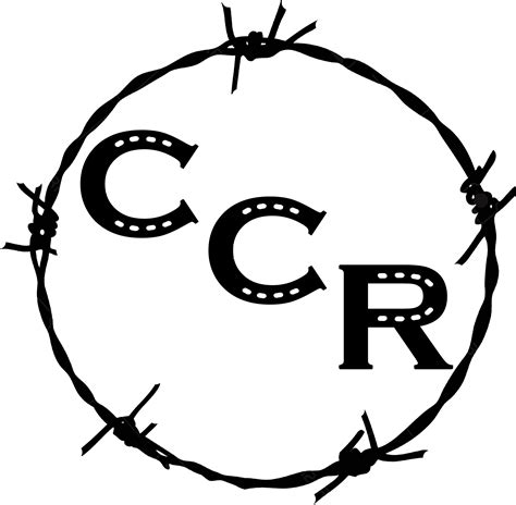 Download Barbed Wire Ccr Logo Large Circle Clipartkey