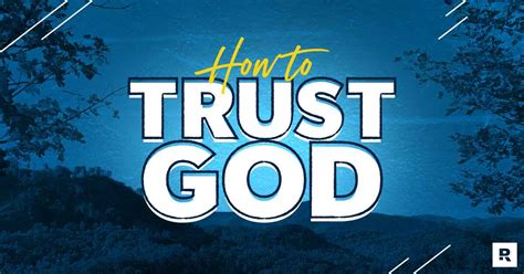 How To Trust God Ramsey