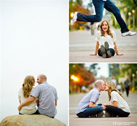 Spanish Village Balboa Park Engagement Shoot With Tons Of Colors