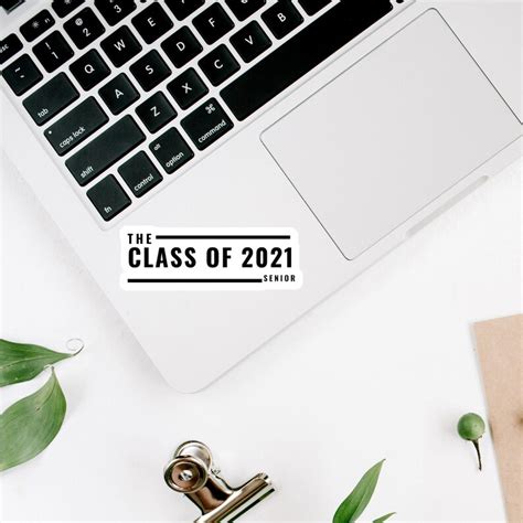 Class Of 2021 Senior Journal Stickers Quote Inspirational Etsy