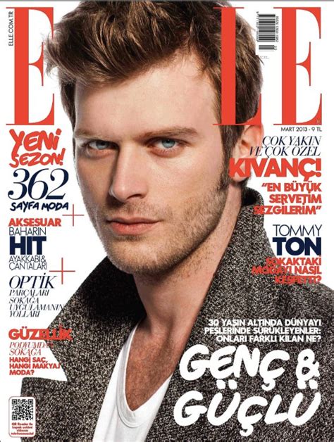 Kivanc Tatlitug On The Cover Of Elle Magazine 2013 Turkish Actors And