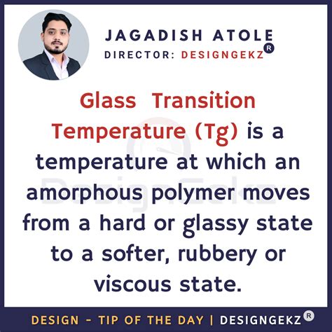 Glass Transition Temperature Tg In Plastic Jagadish Atole