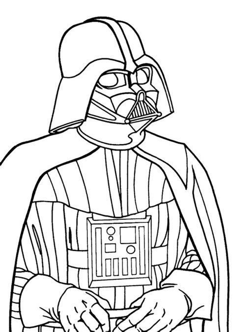 Dibujos De Darth Vader Star Wars Para Colorear Para Colorear Pintar E