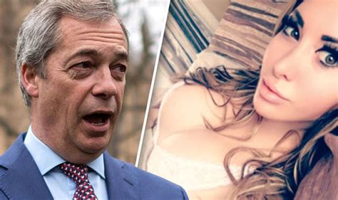 Nigel Farage Denies Sexy Encounter With Glamour Model Valerie Fox Uk News Uk