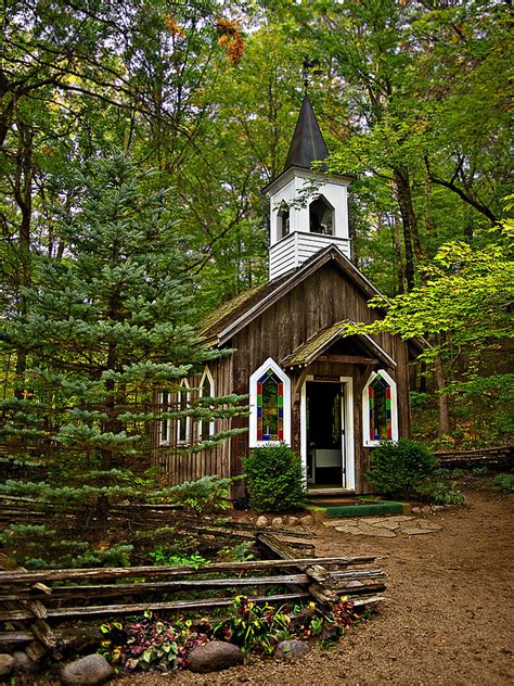 Chapel In The Woods Photograph By Judy Johnson