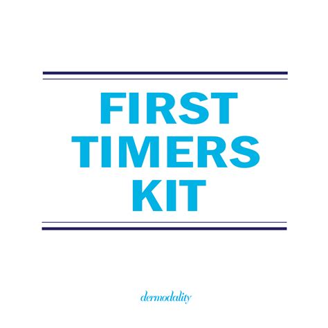 First Timers Kit Dermodality Skin Solutions