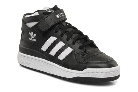 Adidas Originals Forum Mid Trainers In Black At Uk 94439