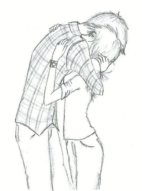 40 Romantic Couple Hugging Drawings And Sketches Buzz16 Hugging Drawing Hugging Couple