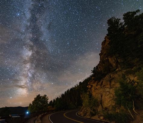 The Milky Way From Rocky Mountain National Park Oc 4000x4000 R