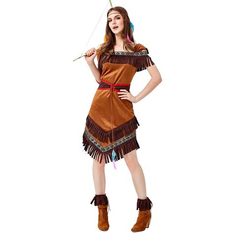 【ll★same Day Delivery】native Indians Princess Goddess Of Tribe Role Playing Costume Cosplay