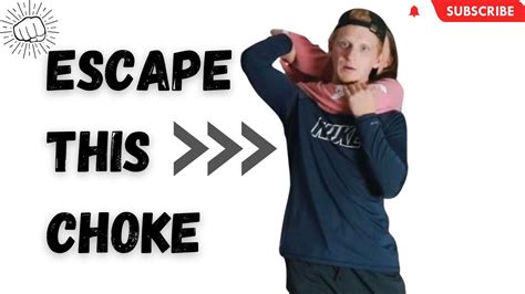 How To Escape The Rear Naked Choke Self Defense Beginners Youtube