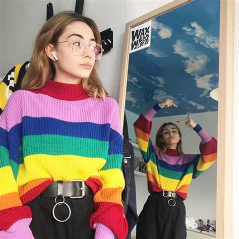 🖤orezoria Aesthetic Clothes Online Shop Egirl Outfits Rainbow Outfit Fashion Aesthetic