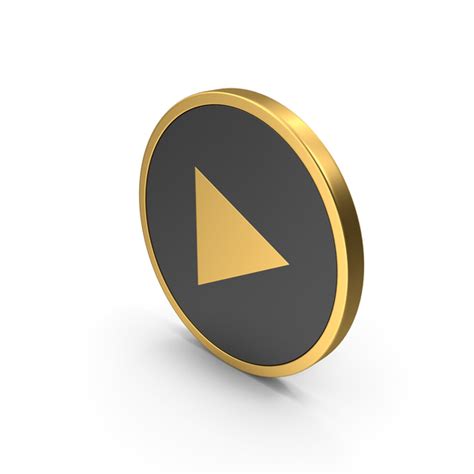 Play Button Gold Icon Png Images And Psds For Download