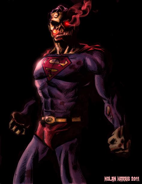 Nolan Harris Art Zombie Superman