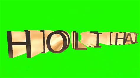 Happy Holi 2020 Green Screen 3d Effects Youtube