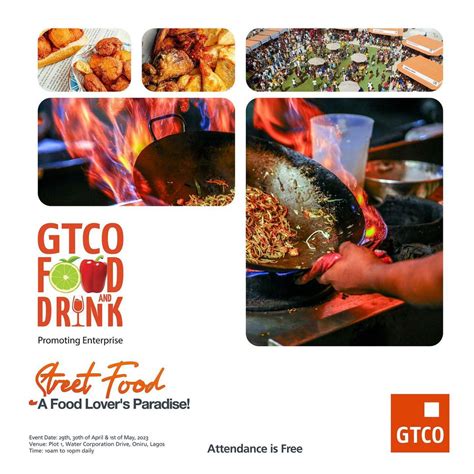 29 Apr 1st May 2023 Gtco Food And Drink Festival In Africa