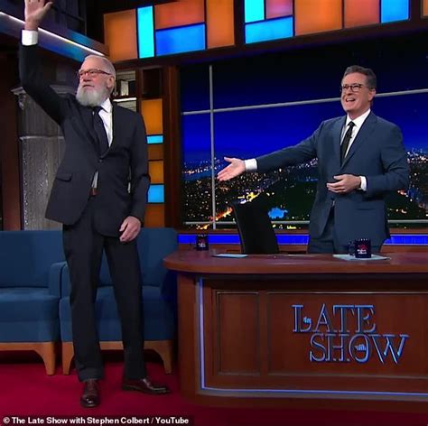 david letterman returns to the late show to reminisce about his glory days with stephen colbert