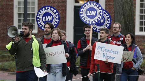 Harvard Graduate Students Strike Over Wages Health Care And