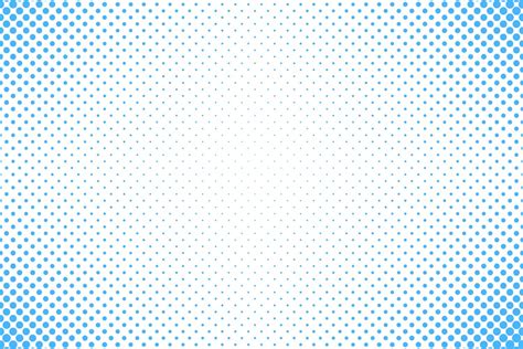 Halftone Blue Dot Pattern Graphic By Davidzydd · Creative Fabrica