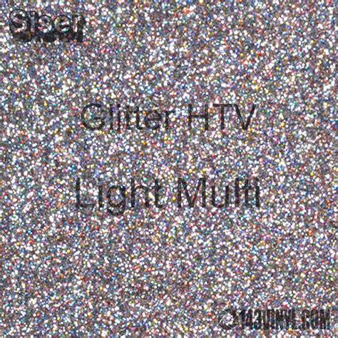 Siser Glitter Htv 12 X 20 Sheet Light Multi
