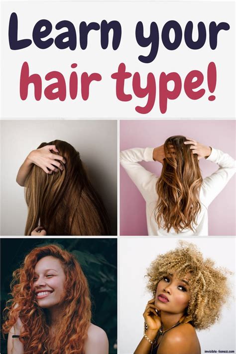 Your Ultimate Guide To The 4 Hair Types Hair Type Chart Curly Hair