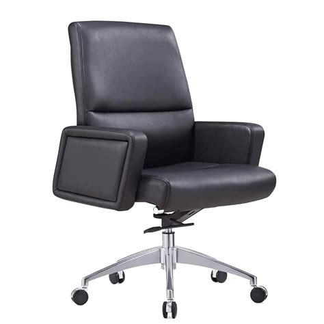 It is a fantastic addition to classic and traditional style and décor. Black Leather Ergonomic Office Chair Sturdy, Yet Elegant 605C