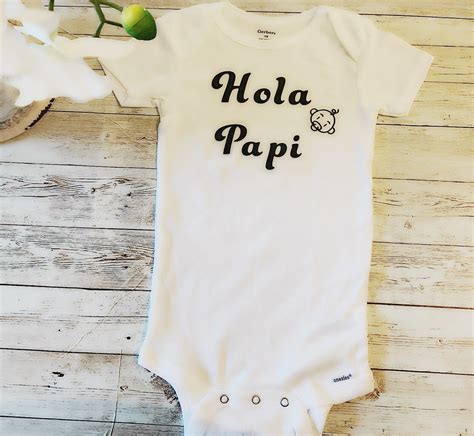 Hola Papi Hello Daddy Preference Announcement Personalized Etsy
