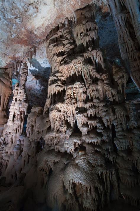 Cueva De Las Estalactitas De Avshalom Imagen De Archivo Imagen De