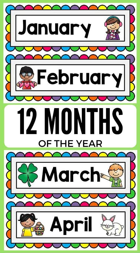 These Months Of The Year Cards Are Perfect The Posters To Get Your