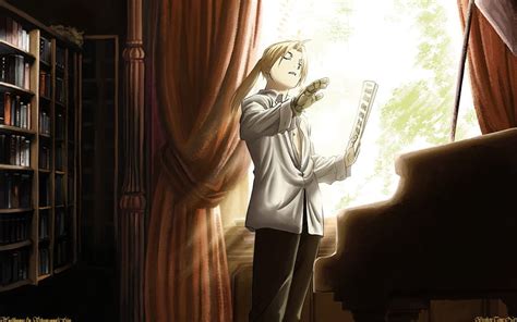 Edward Elric Male Anime Sunlight Fullmetal Alchemist Blonde Hair