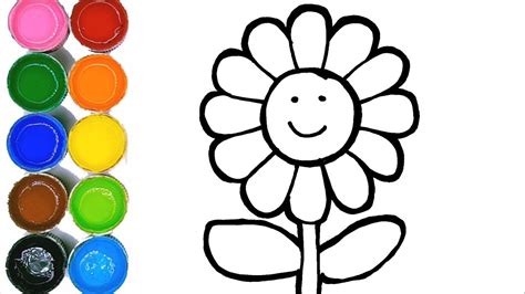Gambar bunga melati yang belum diwarnai di 2020 sketsa bunga warna. Sketsa Gambar Bunga Matahari Dalam Pot - retorika