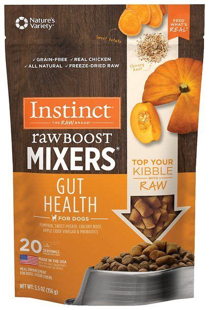 Practice reading the label and ingredients. Buy Instinct Freeze Dried Raw Boost Mixers Grain-Free Gut ...