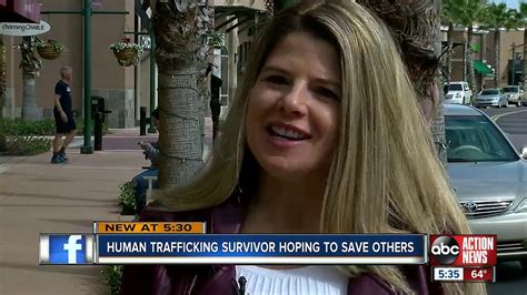 human trafficking survivor hopes to save others youtube
