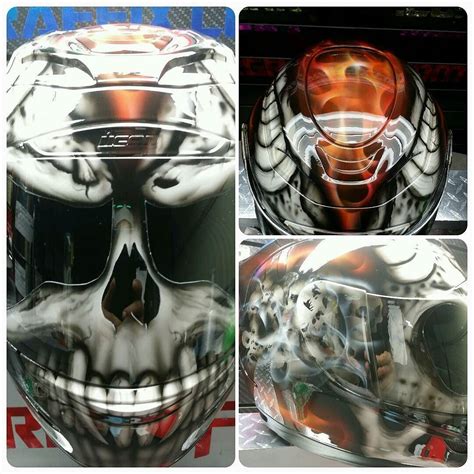Custom Airbrushed Motorcycle Helmets By Airgraffix My Top Fav S