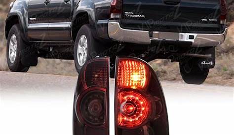 2005-2015 Toyota Tacoma LED OE Style Smoke Tinted Replacement Tail