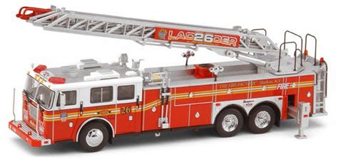 Code 3 Fdny Seagrave Rear Mount Ladder L26 Anniversary Special 12855