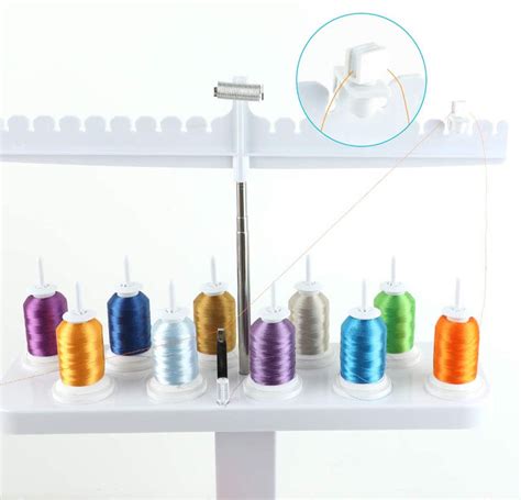 20 Spool Thread Stand For All Home Embroidery Machines — Allstitch