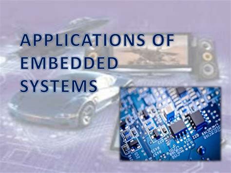 Applications Of Embedded System